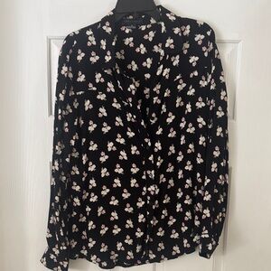 Sanctuary Black Long Sleeve Blouse